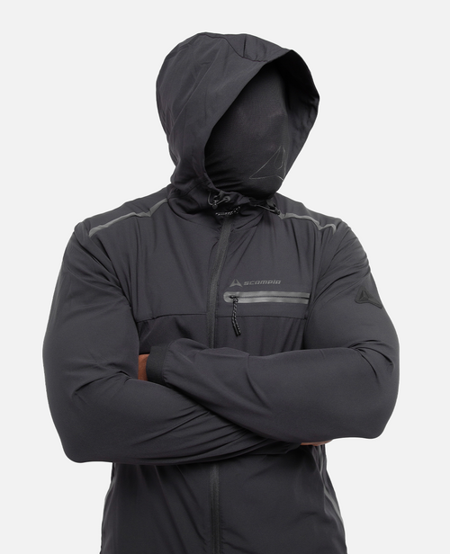 Survêtement Scampia Gara Cagoule intégrée - Noir - FootKorner Testing