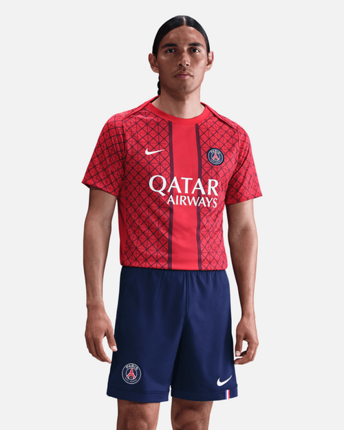 Maillot d'entrainement PSG 2025/2026 - Rouge - FootKorner Testing
