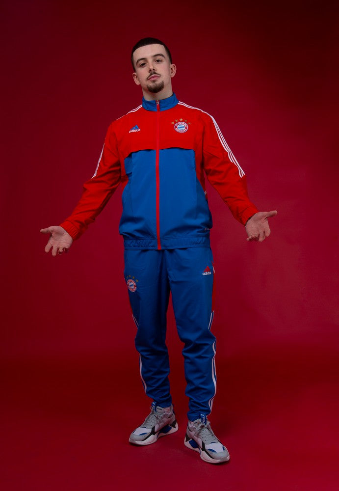 FootKorner TestingVeste de survêtement Bayern Munich 2022/2023 - Rouge/Bleu