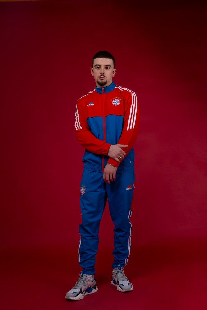 FootKorner TestingVeste de survêtement Bayern Munich 2022/2023 - Rouge/Bleu