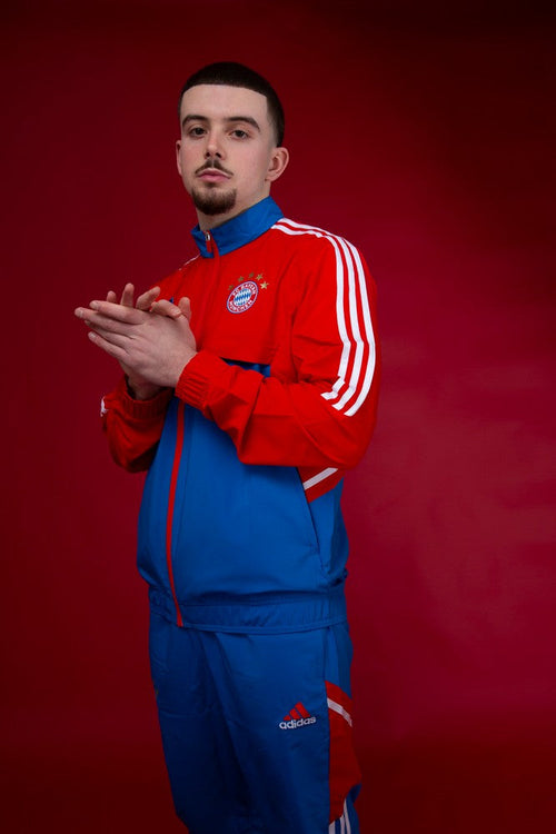 Veste de survêtement Bayern Munich 2022/2023 - Rouge/Bleu - FootKorner Testing