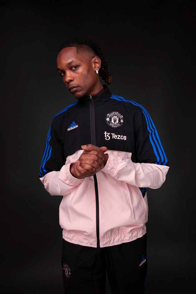 FootKorner TestingVeste de présentation Manchester United 2022/2023 - Noir/Bleu/Beige