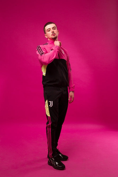 Pantalon de survêtement Juventus - Noir/Rose - FootKorner Testing