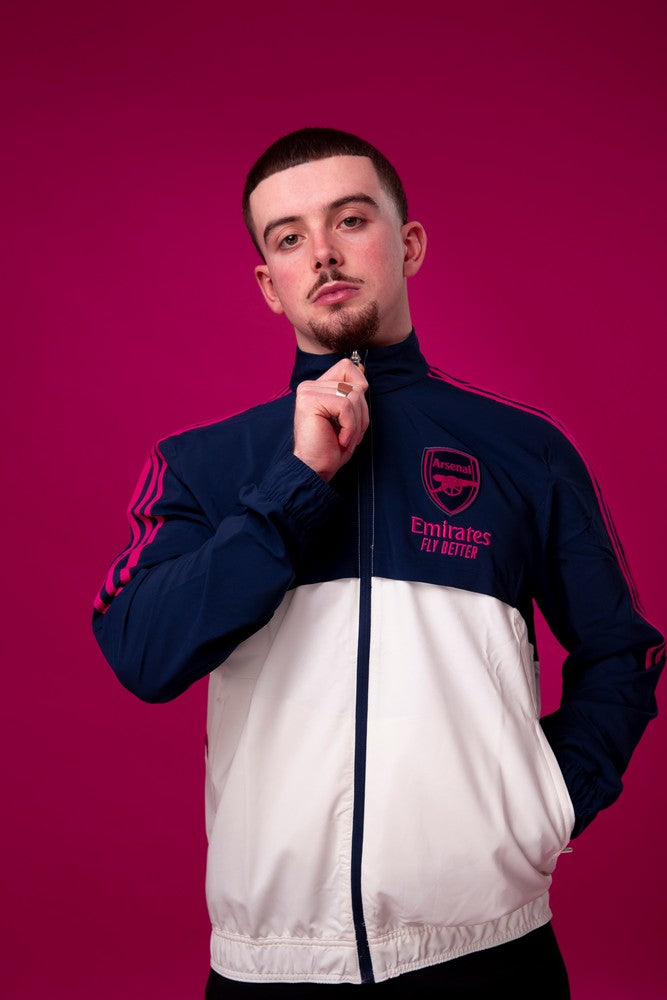 FootKorner TestingVeste de survêtement Arsenal 2022/2023 - Blanc/Bleu/Rose