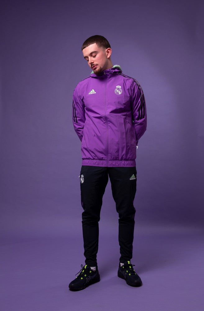FootKorner TestingVeste Coupe-Vent Real Madrid 2022/2023 - Violet
