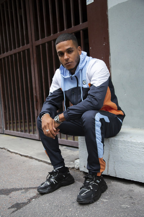 Survêtement FK Diamond X - Bleu/Orange/Blanc - FootKorner Testing