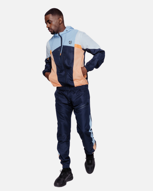 Survêtement FK Diamond X - Bleu/Orange/Blanc - FootKorner Testing