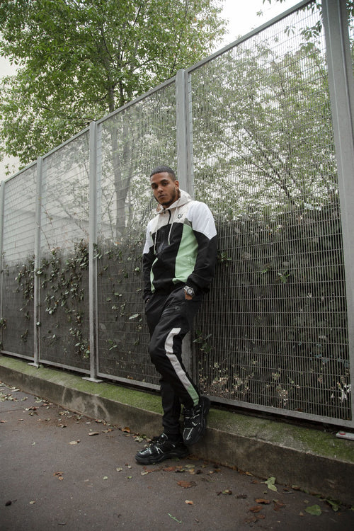 Survêtement FK Diamond X - Noir/Vert/Blanc - FootKorner Testing