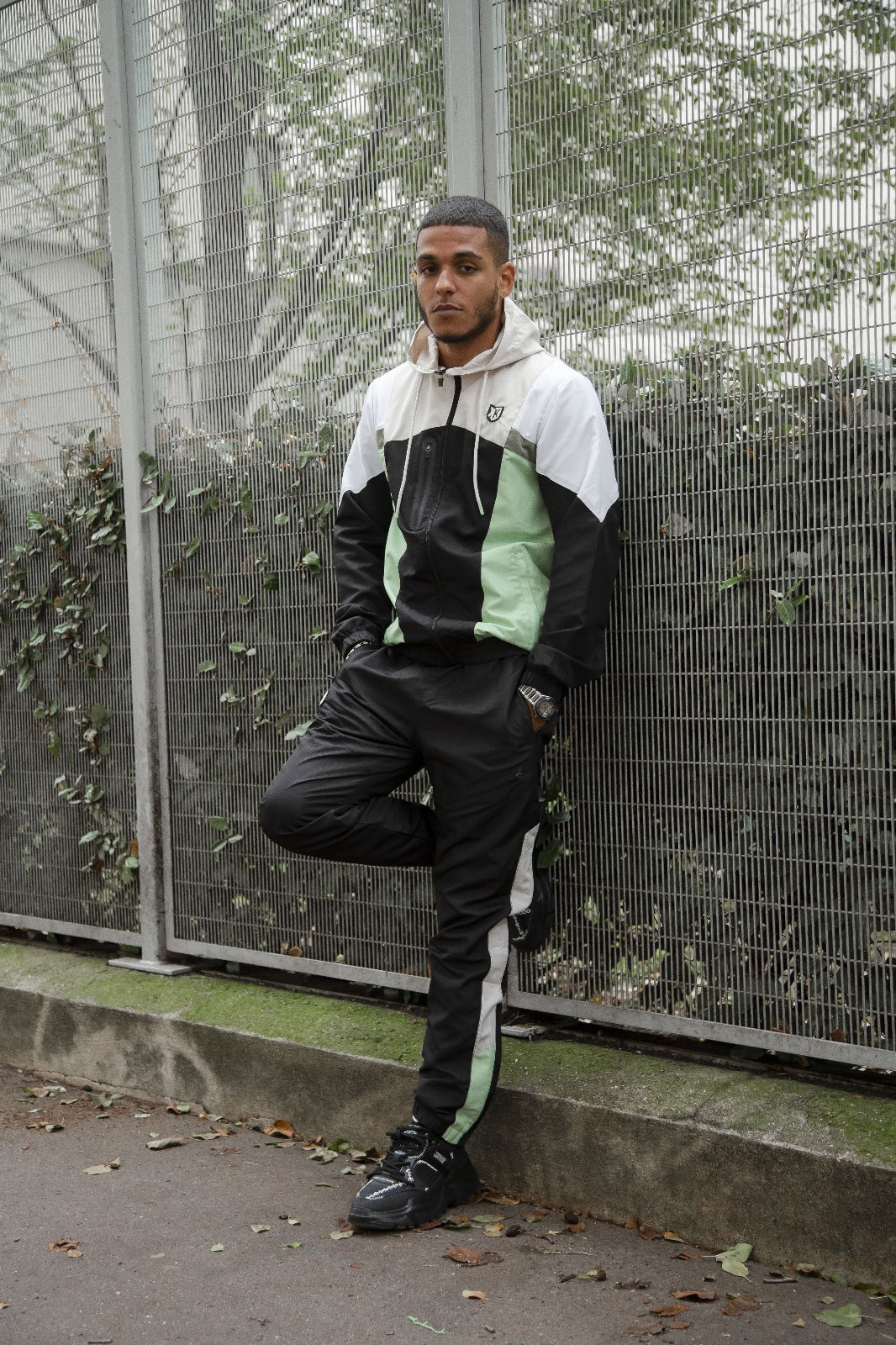 FootKorner TestingSurvêtement FK Diamond X - Noir/Vert/Blanc