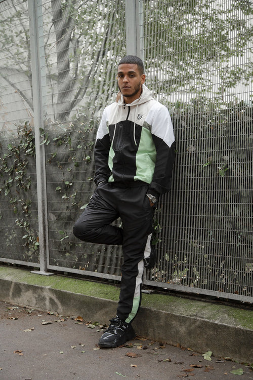 Survêtement FK Diamond X - Noir/Vert/Blanc - FootKorner Testing