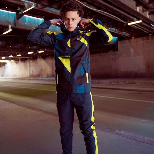 Pantalon FK AWK - Bleu/Jaune - FootKorner Testing