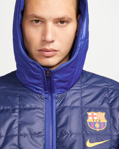 Veste FC Barcelone Synthetic-Fill 2021/2022 - Bleu/Rouge - FootKorner Testing