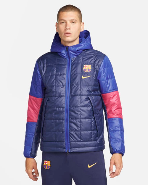 Veste FC Barcelone Synthetic-Fill 2021/2022 - Bleu/Rouge - FootKorner Testing