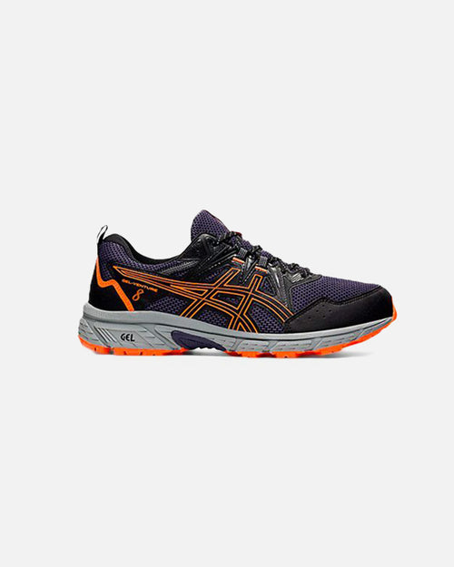 Asics Gel Venture 8 - Black/Grey/Orange - FootKorner Testing