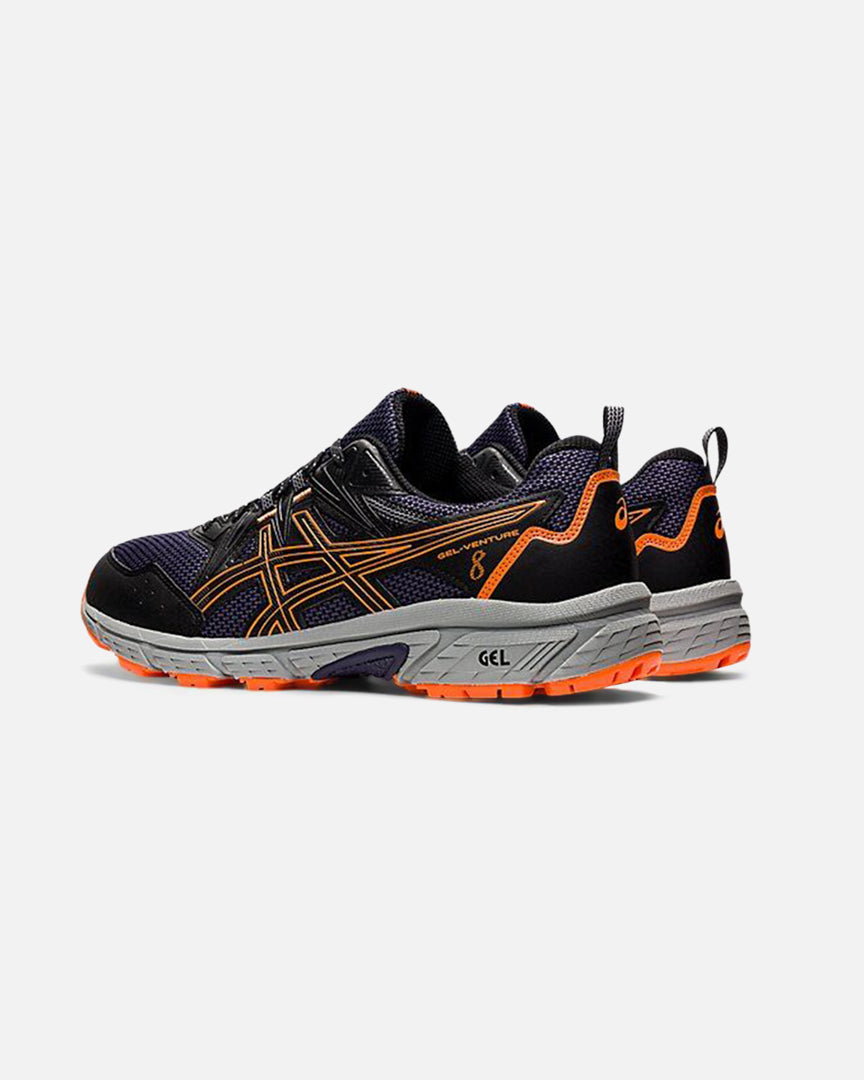 FootKorner TestingAsics Gel Venture 8 - Black/Grey/Orange