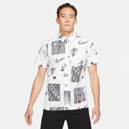 Chemise Nike FC Joga Bonito - Blanc/Noir - FootKorner Testing