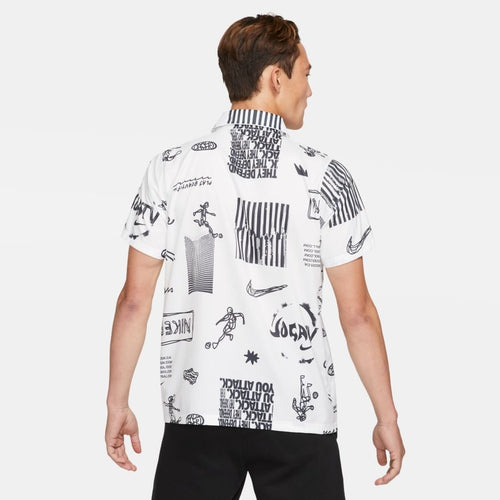 Chemise Nike FC Joga Bonito - Blanc/Noir - FootKorner Testing