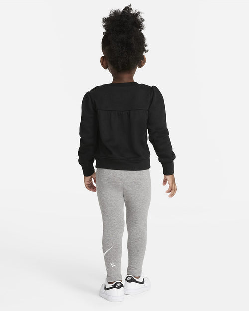 Ensemble Sweat/Pantalon Nike sportswear Enfant Fille - Noir/Gris - FootKorner Testing