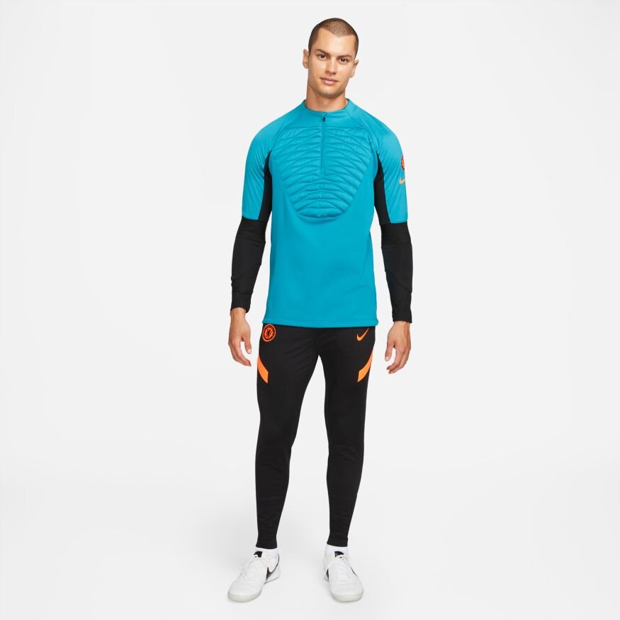 FootKorner TestingHaut d'entrainement Chelsea Winter Warrior 2021/2022 - Bleu/Noir