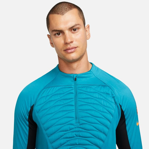 Haut d'entrainement Chelsea Winter Warrior 2021/2022 - Bleu/Noir - FootKorner Testing