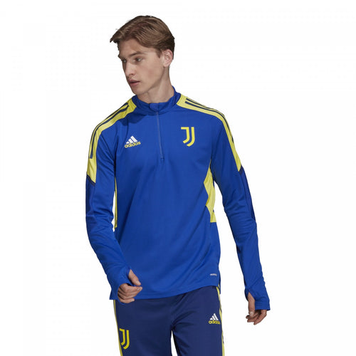 Haut d'entrainement Juventus Europe 2021/2022 - Bleu/Jaune - FootKorner Testing