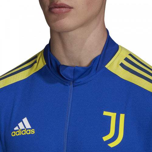 Haut d'entrainement Juventus Europe 2021/2022 - Bleu/Jaune - FootKorner Testing