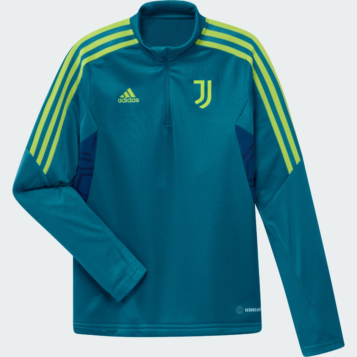 FootKorner TestingHaut d'entrainement Juventus junior 2022/2023 - Bleu/Vert