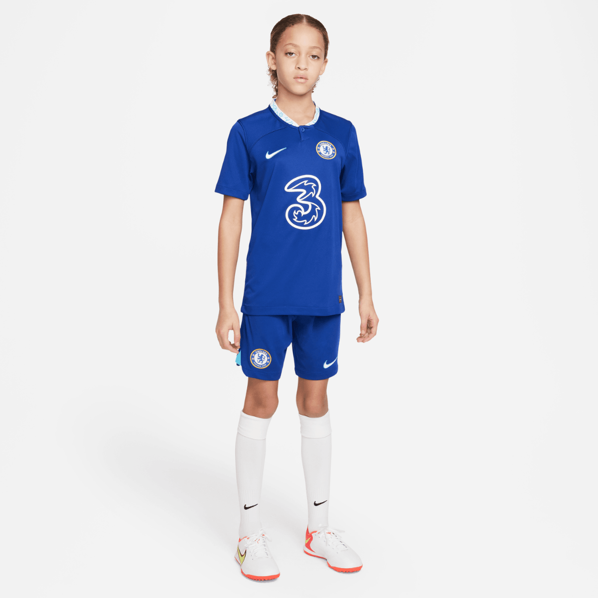 FootKorner TestingMaillot Domicile Chelsea FC Junior 2022/2023 - Bleu/Blanc/Jaune