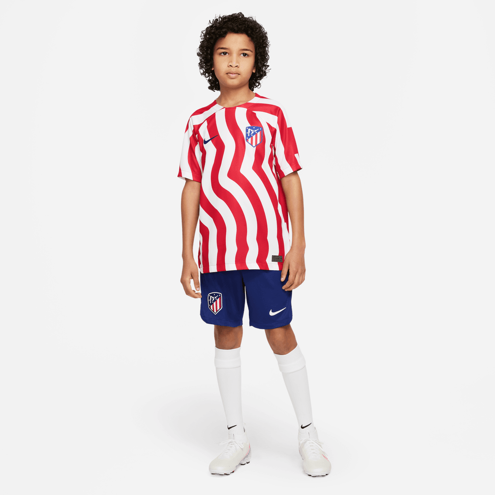 FootKorner TestingMaillot Domicile Atletico Madrid Junior 2022/2023 - Blanc/Rouge