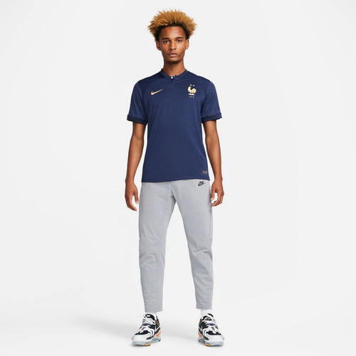Maillot Equipe de France Domicile  2022 - Bleu/Doré - FootKorner Testing
