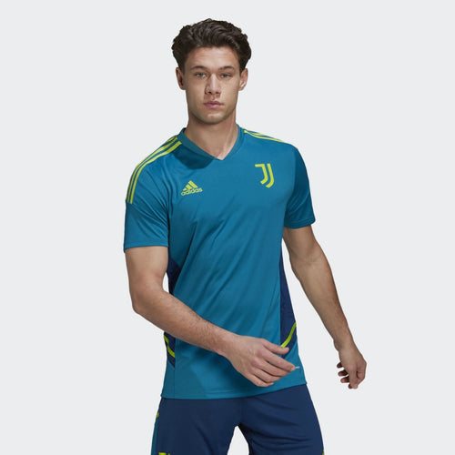 Maillot d'entrainement Juventus Condivo - Bleu/Vert - FootKorner Testing