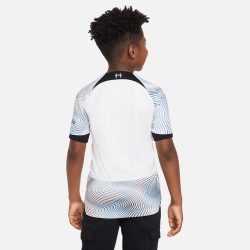 Maillot Extérieur Liverpool Junior  - Blanc/Bleu/Vert - FootKorner Testing