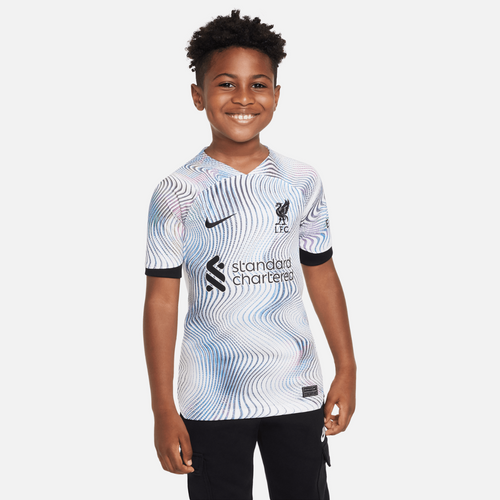 Maillot Extérieur Liverpool Junior  - Blanc/Bleu/Vert - FootKorner Testing