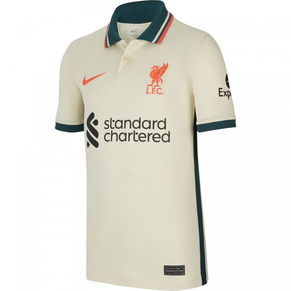 FootKorner TestingCamiseta Liverpool Visitante Júnior 2021/2022 - Blanco