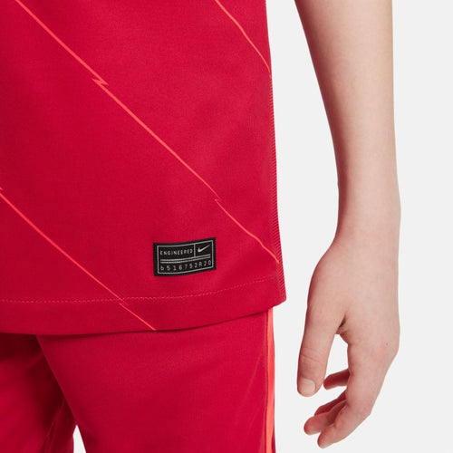 Camiseta Liverpool Home Junior 2021/2022 - Rojo - FootKorner Testing