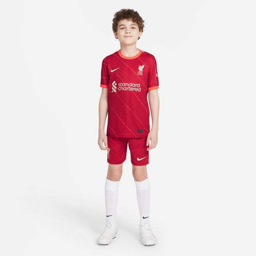 Camiseta Liverpool Home Junior 2021/2022 - Rojo - FootKorner Testing