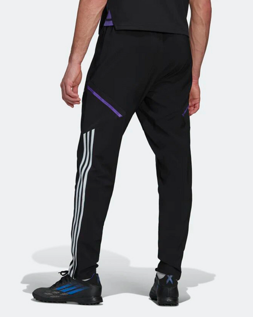 Pantalon de survêtement Real Madrid Condivo 2022/2023 - Noir/Blanc/Violet - FootKorner Testing