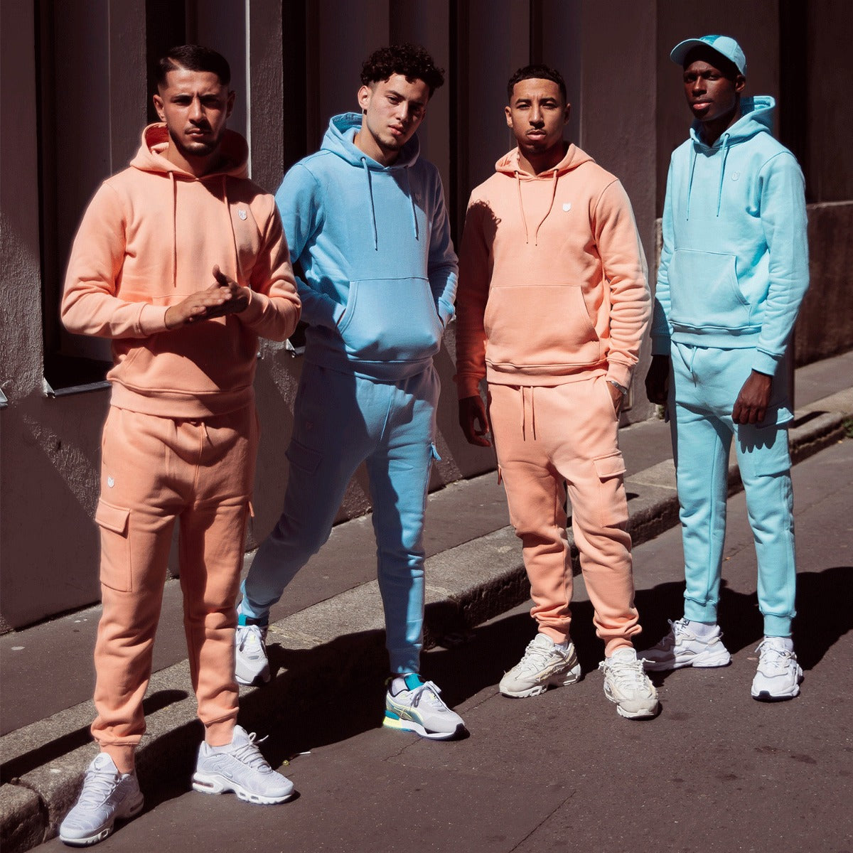 FootKorner TestingPantalon FK Cargo - Bleu Pastel