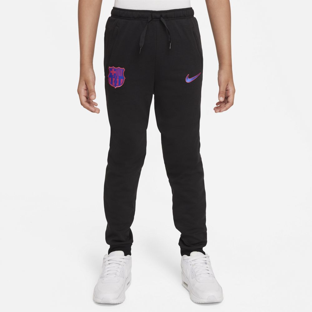 FootKorner TestingPantaloni da allenamento FC Barcelona Junior 2021/2022 - Nero/Rosa/Blu