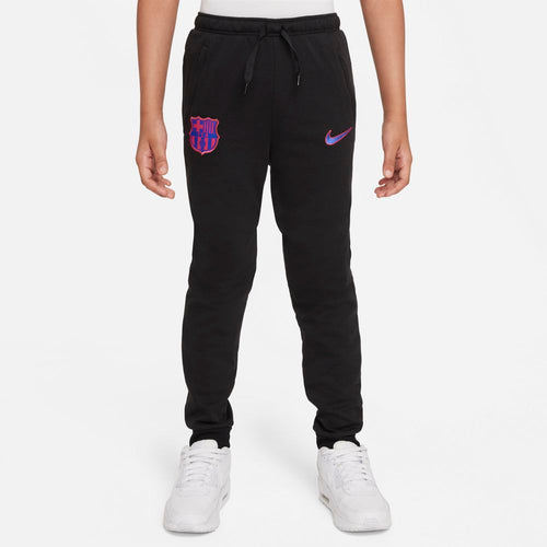 Pantaloni da allenamento FC Barcelona Junior 2021/2022 - Nero/Rosa/Blu - FootKorner Testing