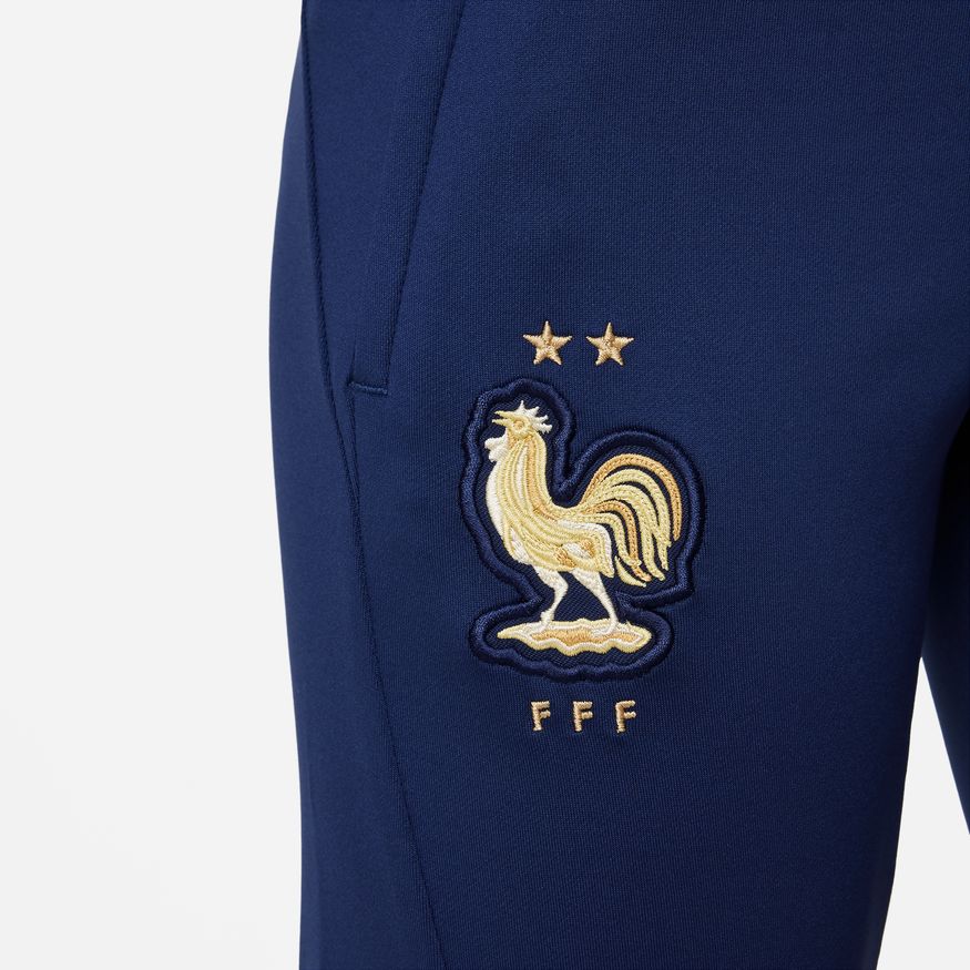 FootKorner TestingPantalon d'entrainement Equipe de France Junior 2022 - Bleu/Doré