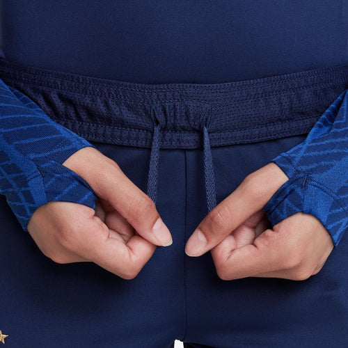 Pantalon d'entrainement Equipe de France Junior 2022 - Bleu/Doré - FootKorner Testing
