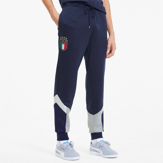 FootKorner TestingPantalon d'entrainement Italie Iconic 2020/2021 - Bleu/Gris
