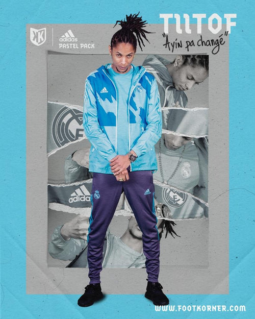 Pantalon d'entrainement Real Madrid Pastel Pack 2021 - Gris - FootKorner Testing