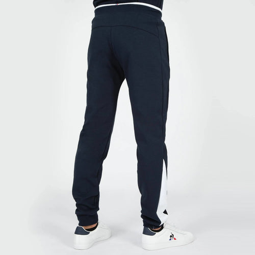 Pantalon jogging Le Coq Sportif Saison - Bleu/Blanc - FootKorner Testing