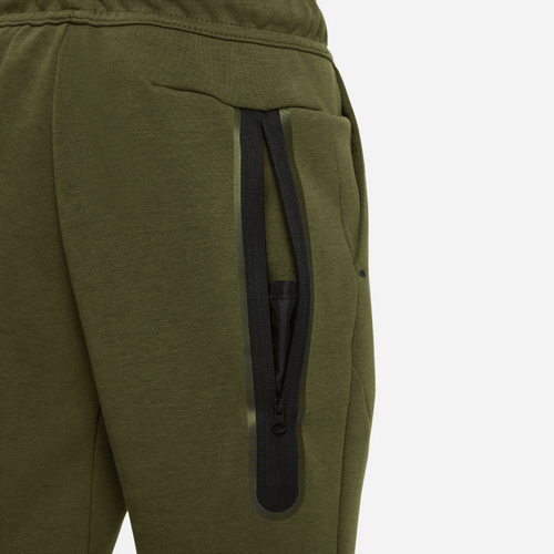 Pantalon jogging Nike Tech Fleece Junior - Kaki/Noir - FootKorner Testing