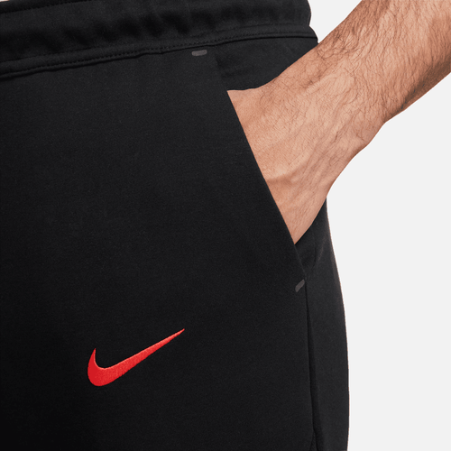 Pantalon Liverpool Tech Fleece - Noir/Rouge - FootKorner Testing