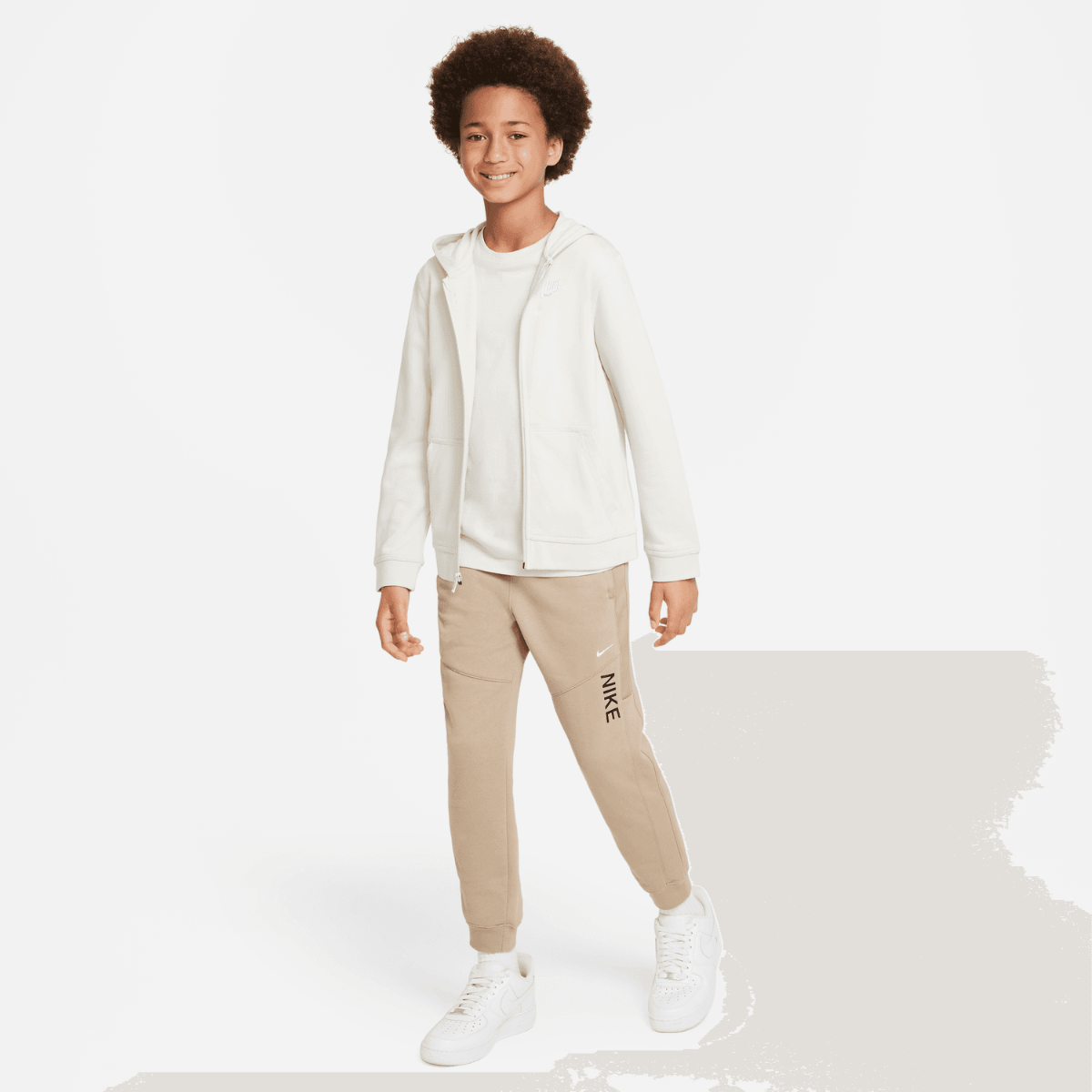 FootKorner TestingPantalon Nike Sportswear Tech Fleece Junior - Beige