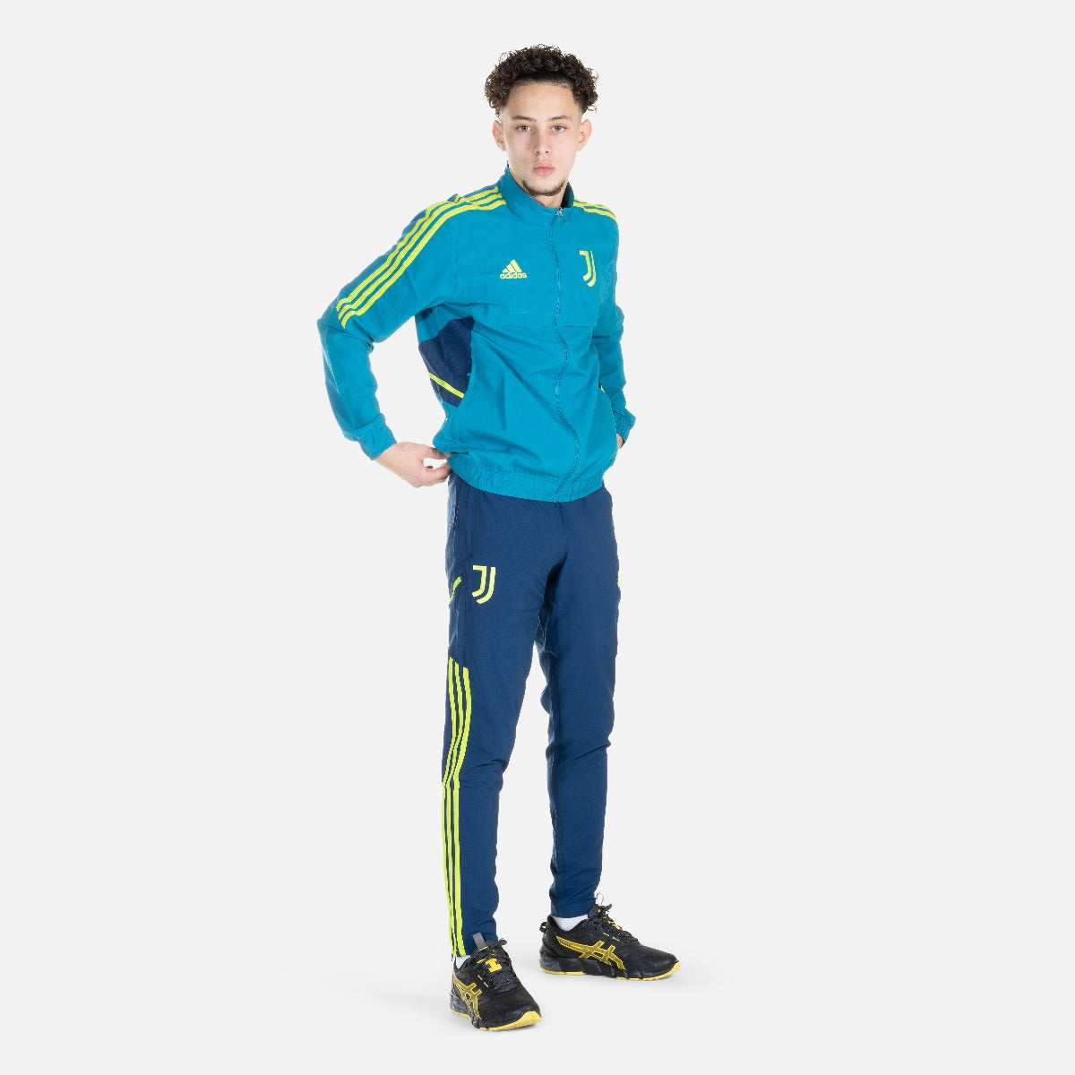 FootKorner TestingPantalon de survêtement Juventus 2022/2023 - Bleu/Vert