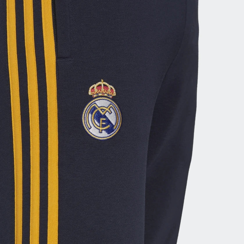 FootKorner TestingPantalon de survêtement Real Madrid 3 Stripes 2022/2023 - Bleu/Jaune